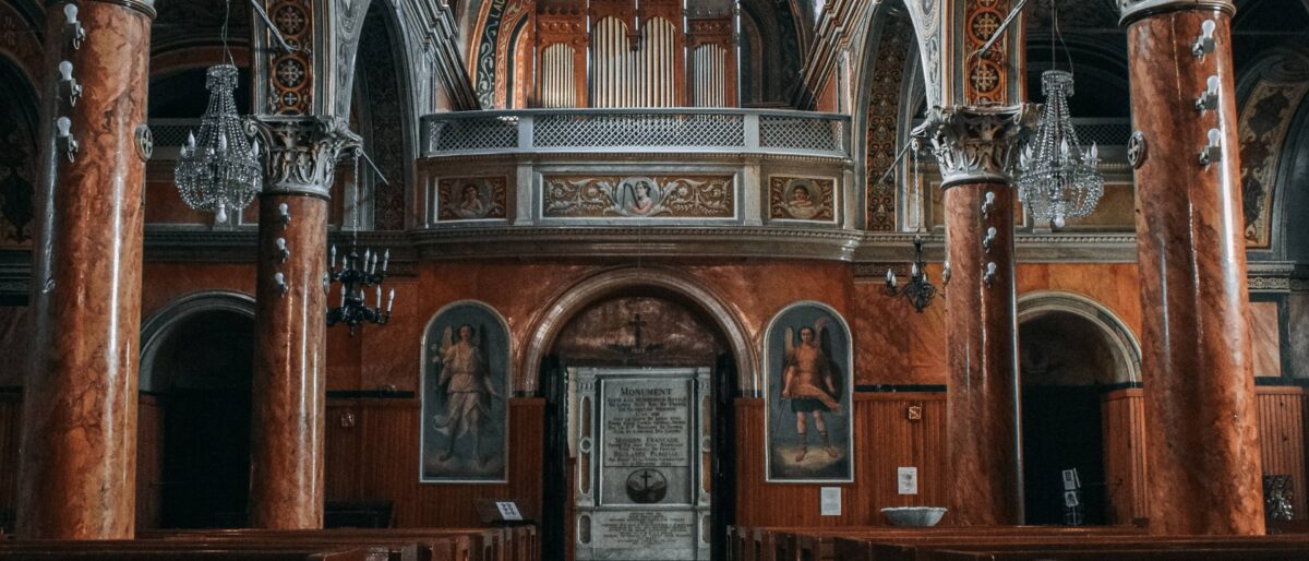 Historic St. Catherine’s Monastery set against the rocky slopes of Mount Sinai in Egypt