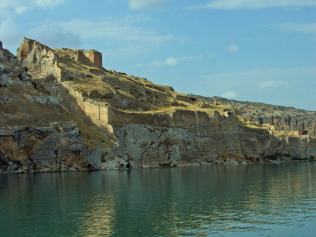 Roman mosaic detail at the Zeugma Mosaic Museum in Turkey