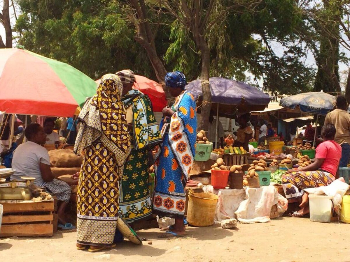 White-sand beach and clear turquoise water at Watamu on Kenya’s Indian Ocean coast